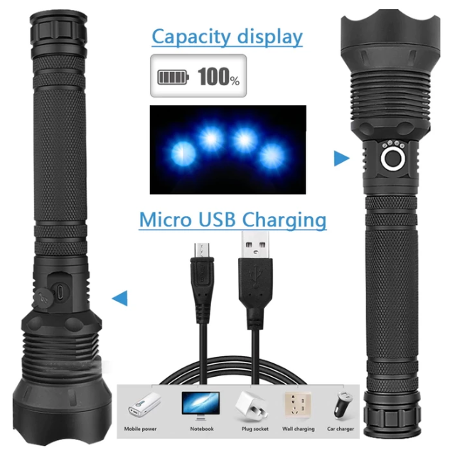 50% OFF-POWERFUL FLASHLIGHT！Buy 2 Get 1 for Free!(Add 3 to Cart to Get the 3rd for Free)
