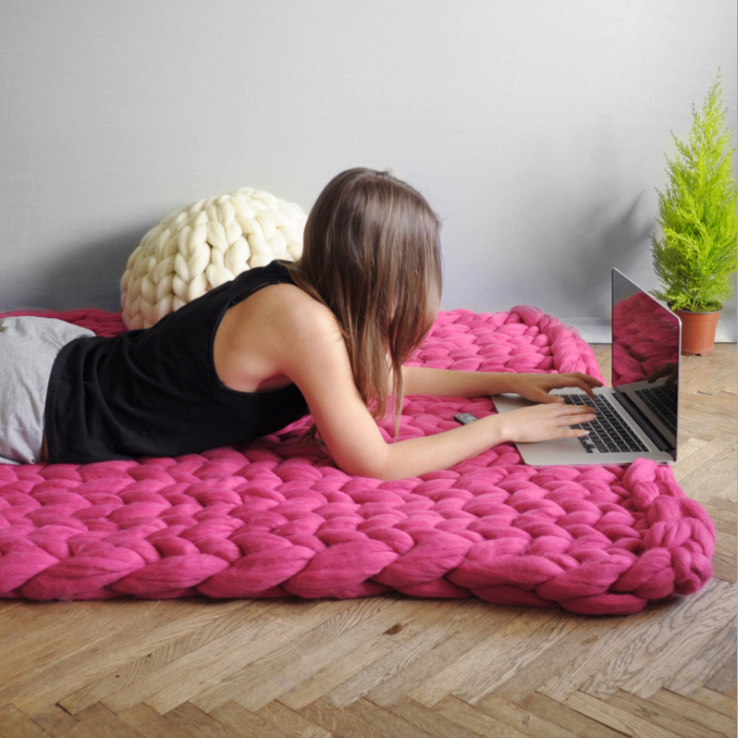 Chunky Knit Blanket