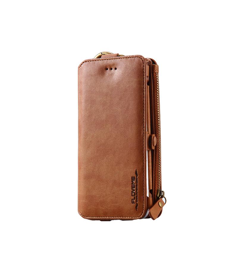 Classic Retro Stand Wallet Case for iPhone