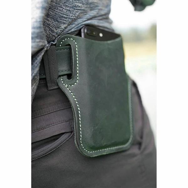 Retro Short Cell Phone Case Belt Bag Purse.