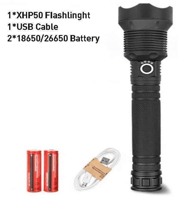 50% OFF-POWERFUL FLASHLIGHT！Buy 2 Get 1 for Free!(Add 3 to Cart to Get the 3rd for Free)