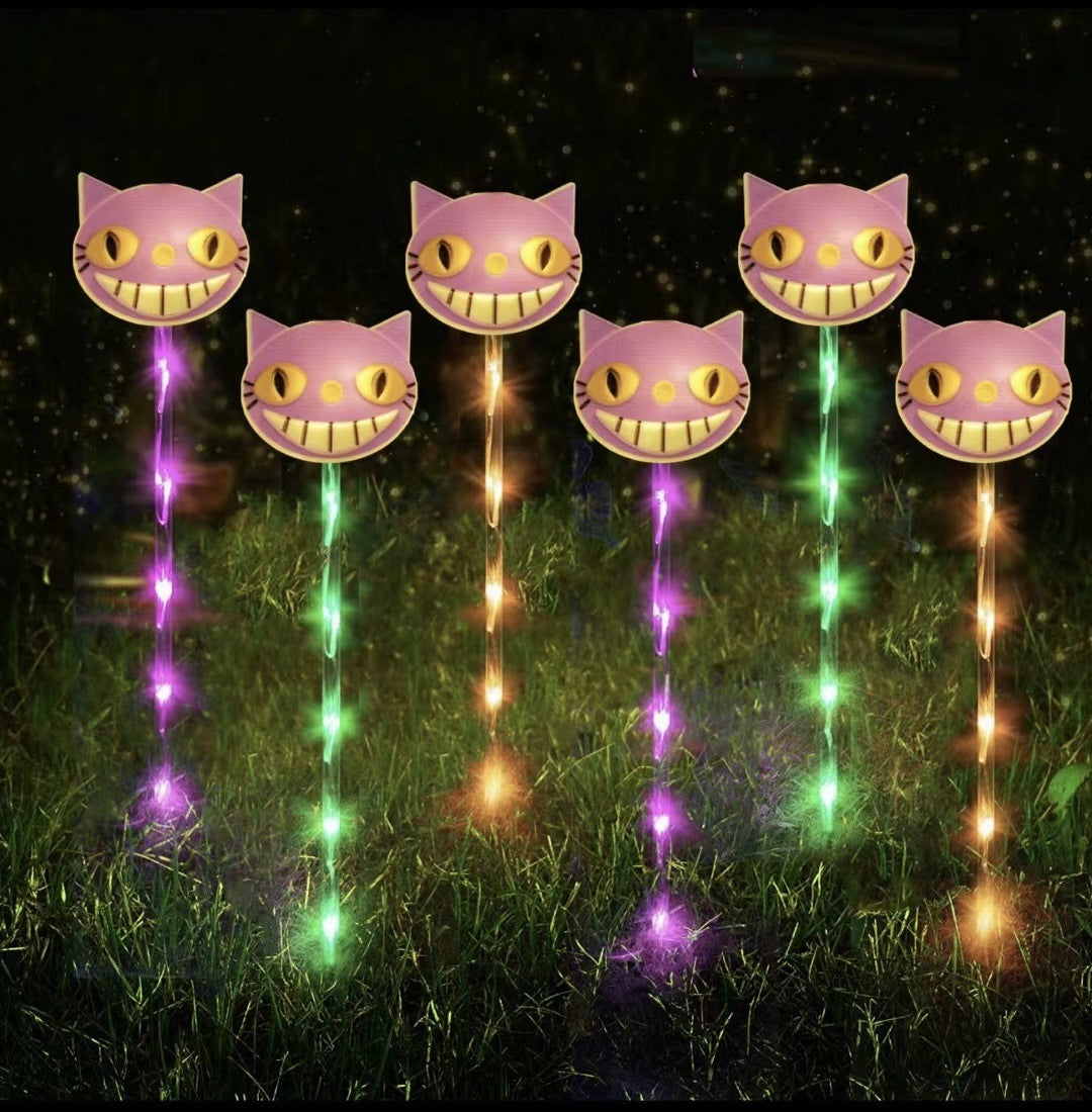 👻🎁6-Pack LED Solar Halloween Ground Lights