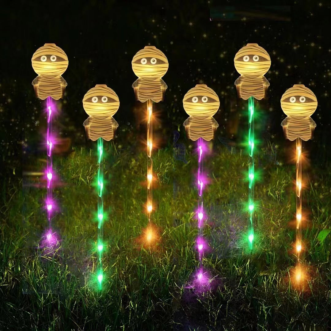 👻🎁6-Pack LED Solar Halloween Ground Lights