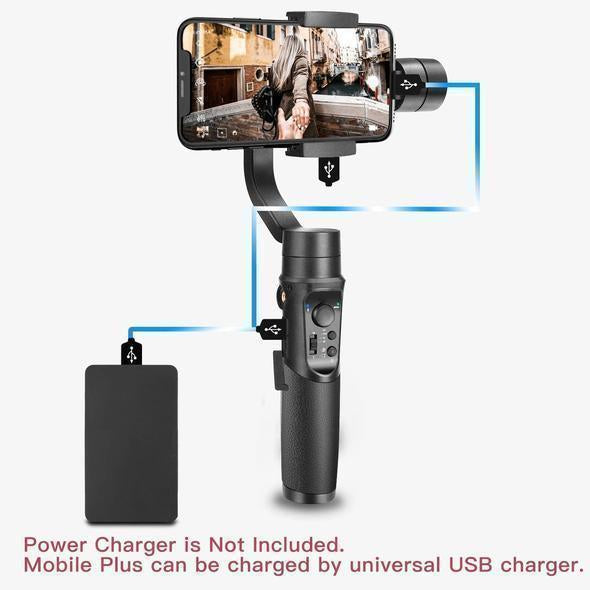 3D SMART BLUETOOTH HANDHELD SMOOTH GIMBAL【LAST DAY 50% OFF】