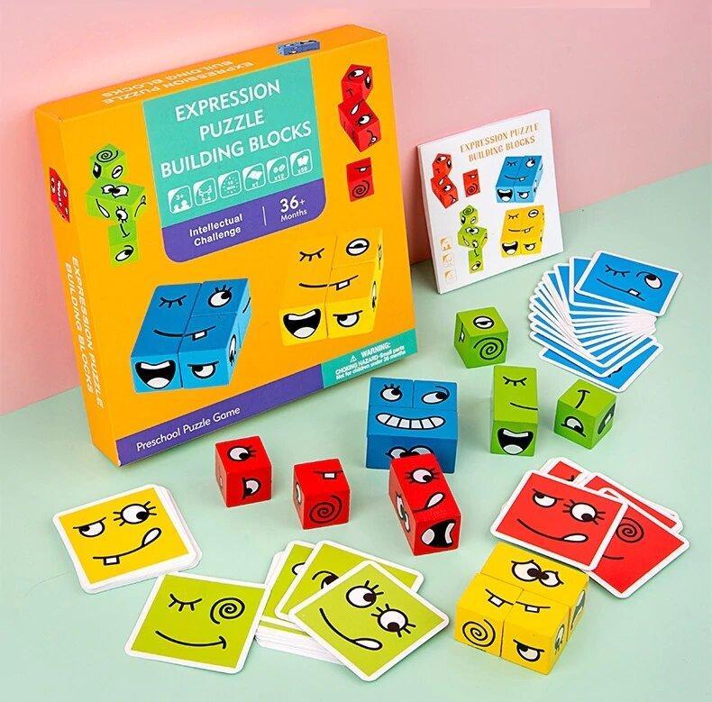 Puzzle Building Cubes