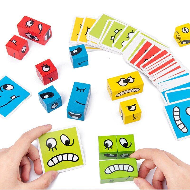 Puzzle Building Cubes