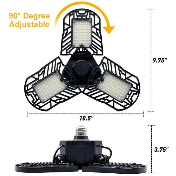 LED Light with 3 Adjustable Panels